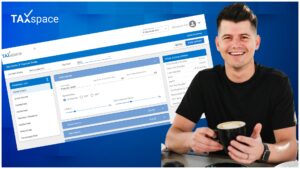 Screenshot of Taxspace and the presenter Rudolph Geldenhuys®